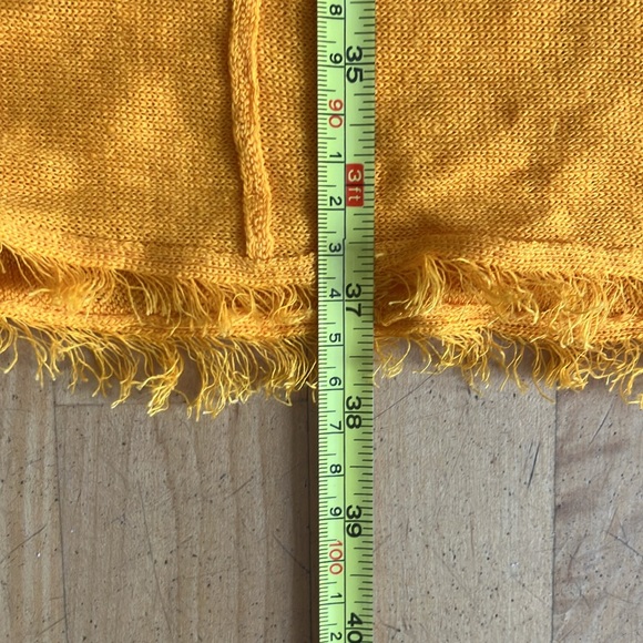 NEW Zara linen cover-up kaftan orange mango XS-S Extra-Small/Small - Picture 12 of 15